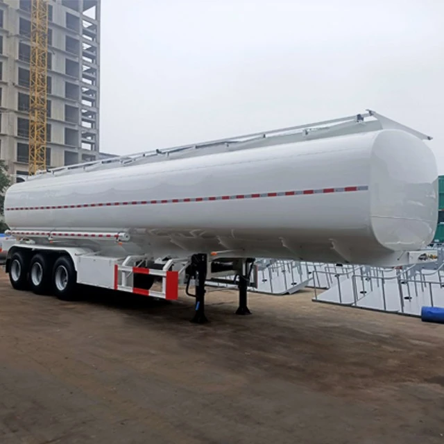 Proveïdor de remolcs cisterna de combustible de 3 eixos de 45.000 litres