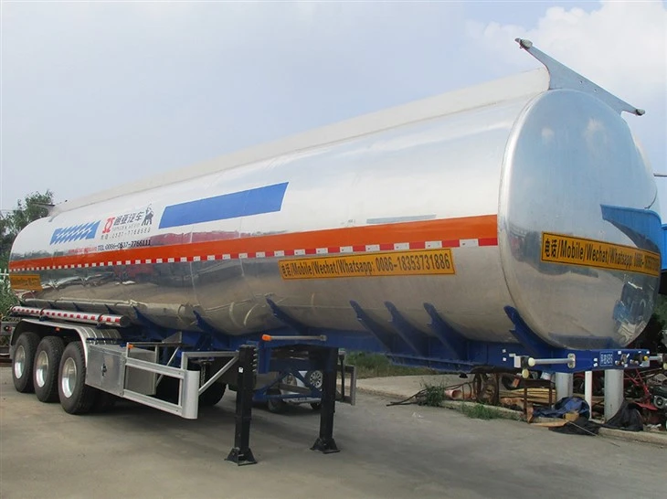 Fabricant de remolcs cisterna de combustible d'alumini de la Xina de 50.000 litres