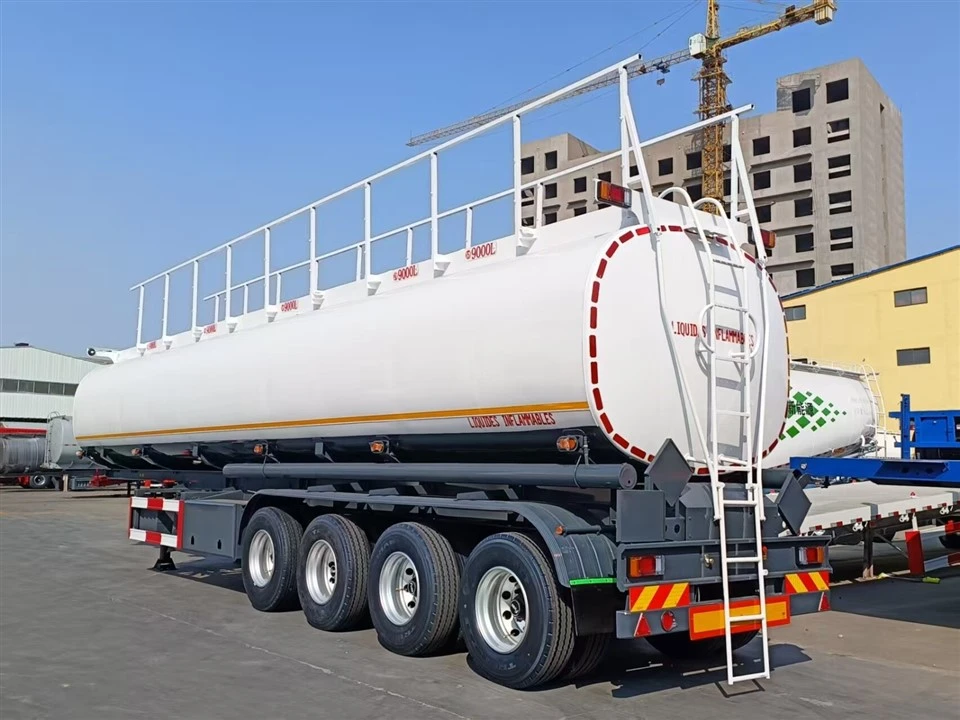 4 camadors de combustible de 4 eixos semi remolc