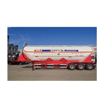 Semi remolc de camions de pols